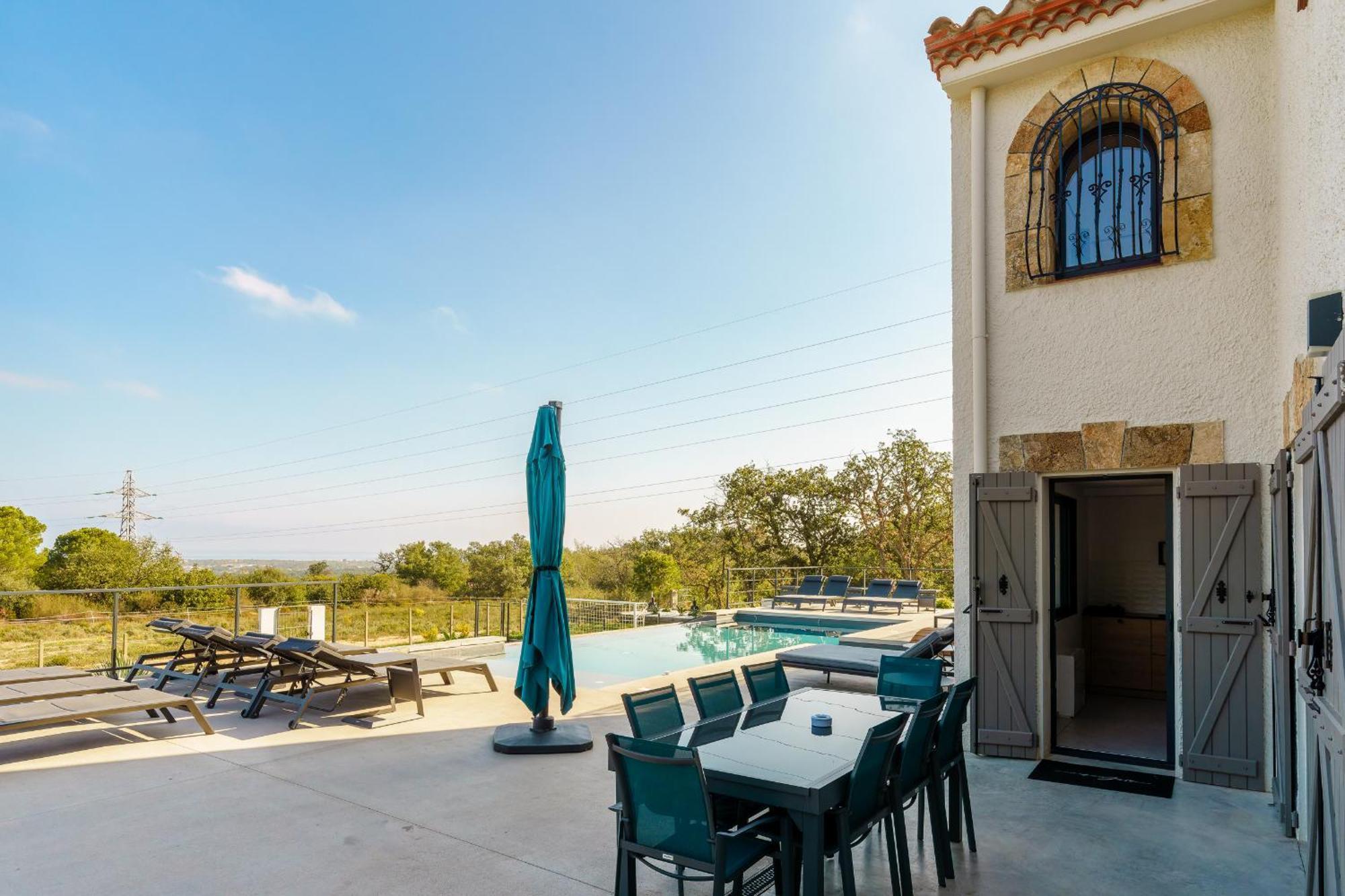 Mas Sureda - Evasion Luxueuse Avec Vue Panoramique Vila Argelès-sur-Mer Exterior foto