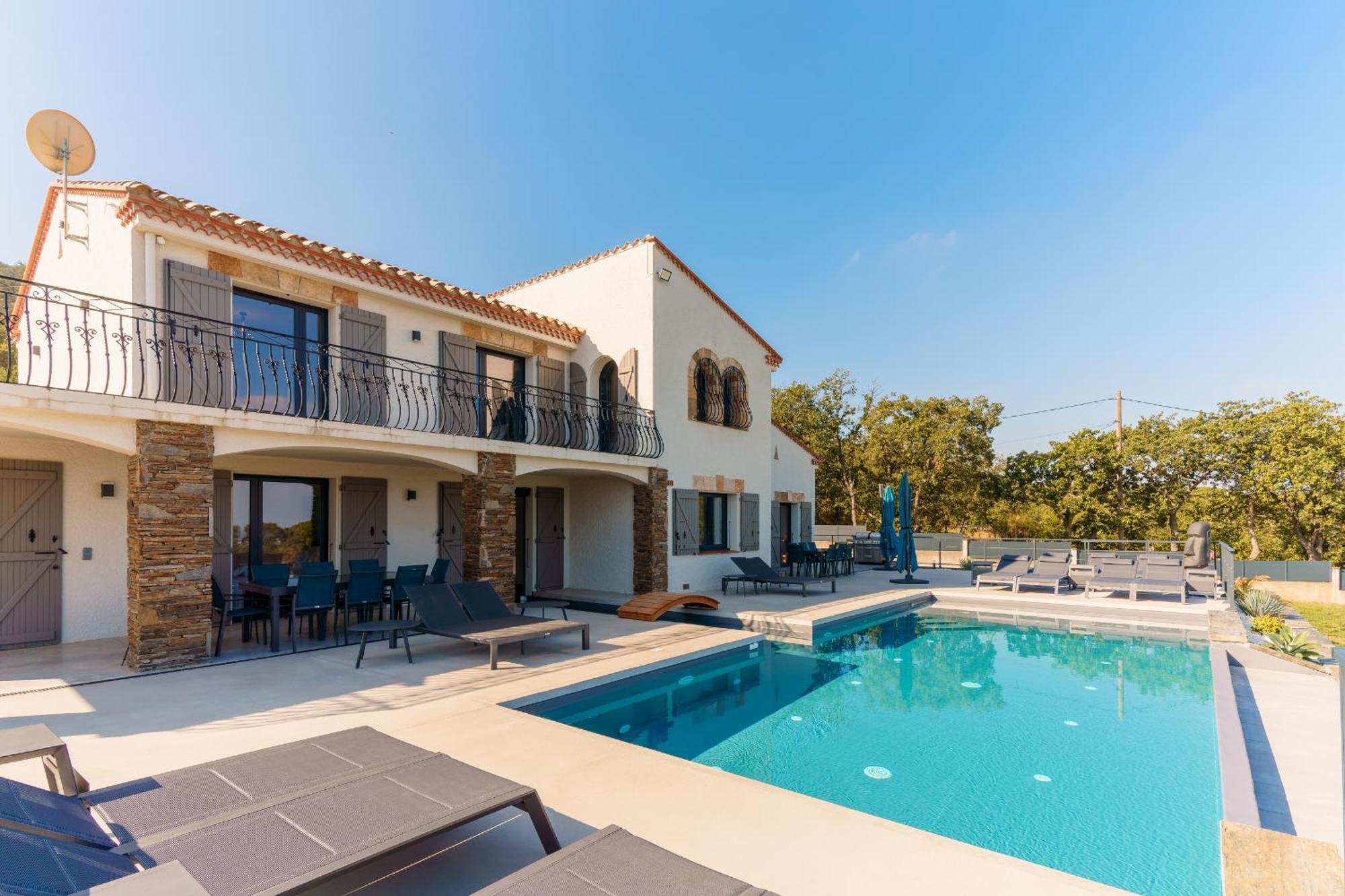 Mas Sureda - Evasion Luxueuse Avec Vue Panoramique Vila Argelès-sur-Mer Exterior foto